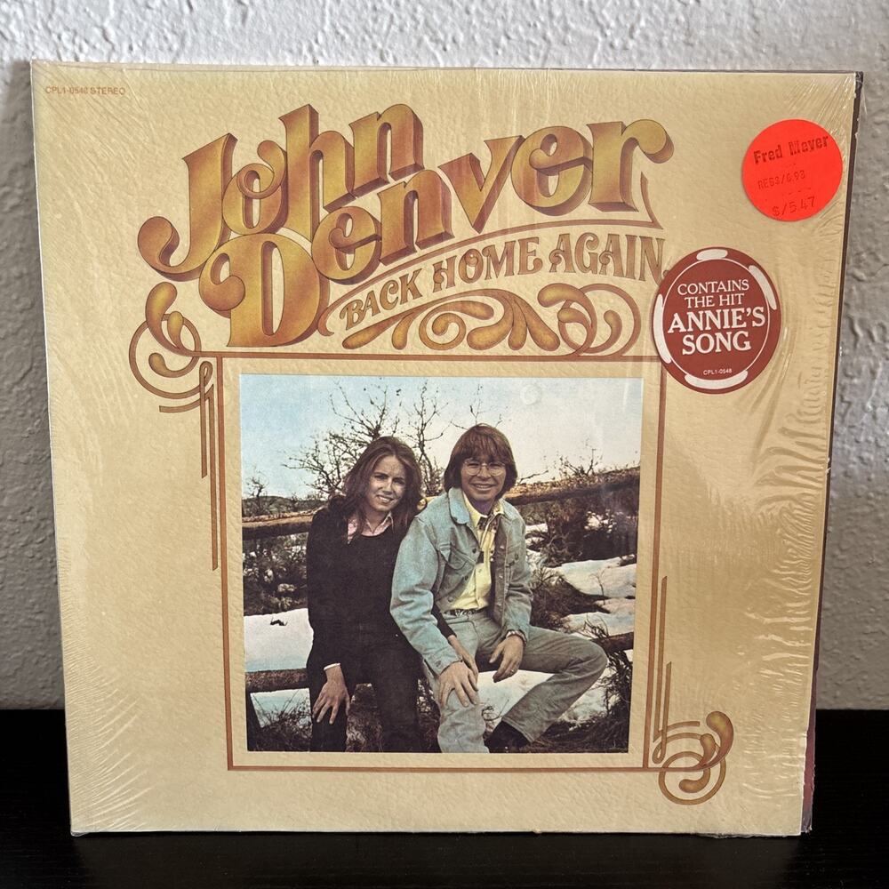 RCA • CPL1-0548 • JOHN DENVER • BACK HOME AGAIN • VINYL LP